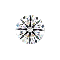 A range of precisely faceted lab-grown diamonds produced by Mira Gems